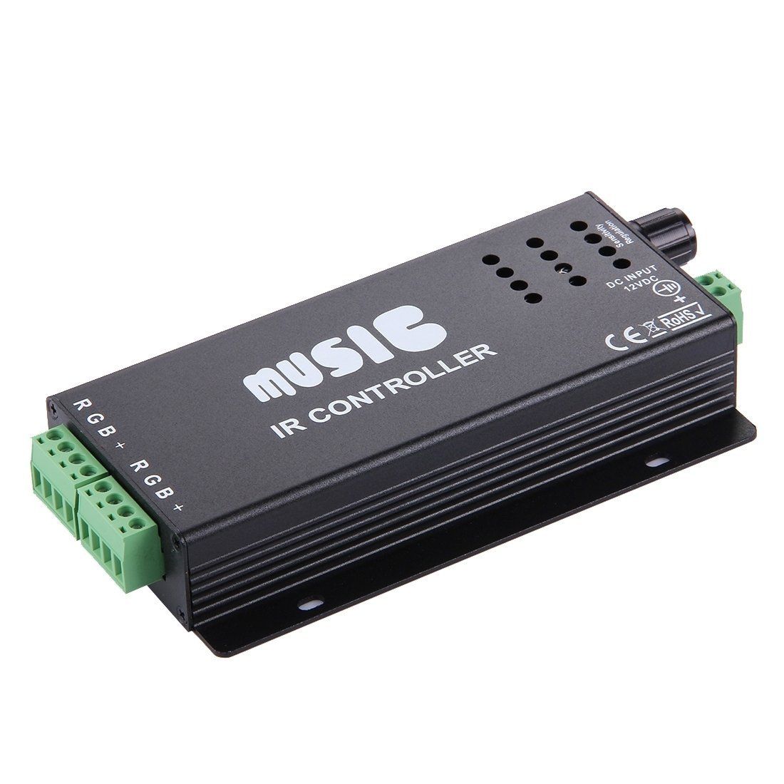 DC12-24V Music Controller IR Remote Control Applicable to indoor and outdoor LED lighting project DC12-24V Music Controller IR Remote Control Applicable to indoor and outdoor LED lighting project